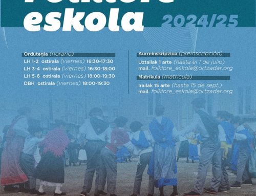 Ortzadar folklore eskolako inskripzioa 2024/25